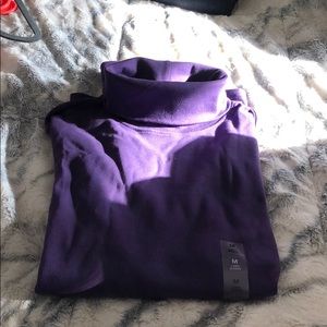 Purple turtle neck NWT